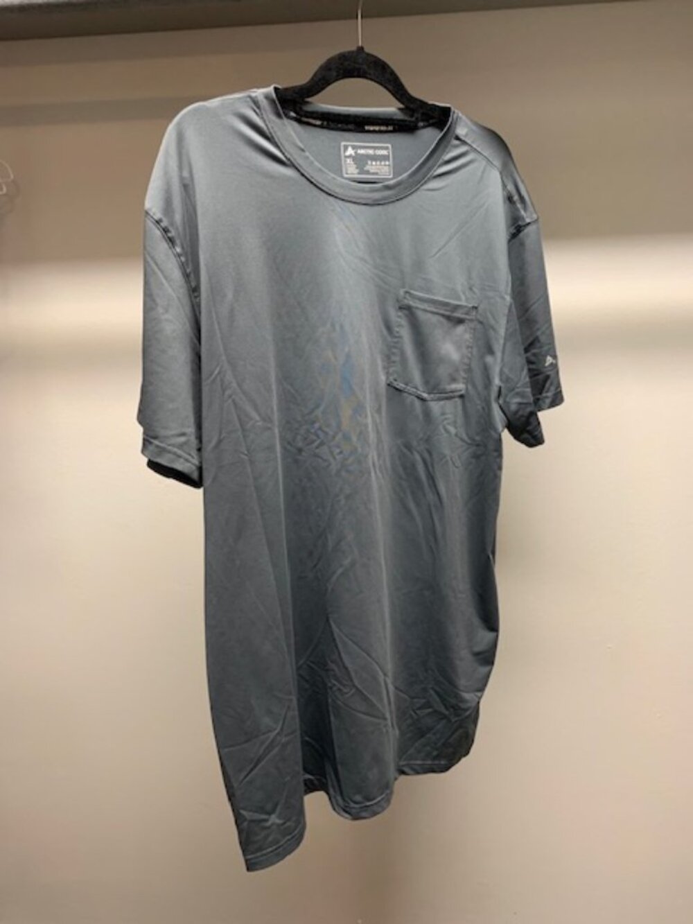 Arctic Cool HydroFreeze Tee – XL Gray Performance Top